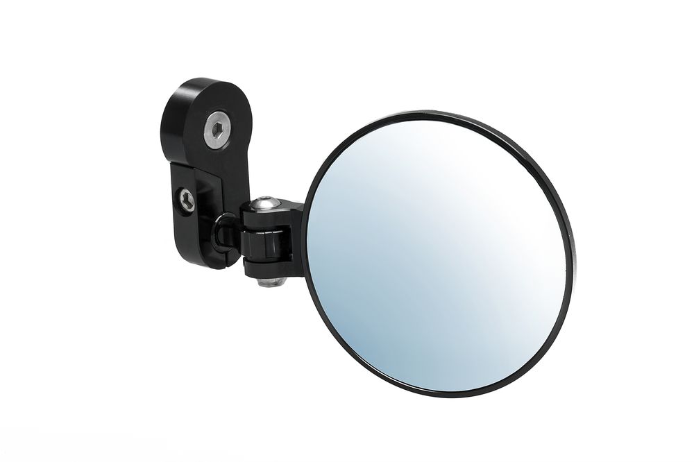CNC Racing Specchio retrovisore bar end destro nero/argento Dorsoduro