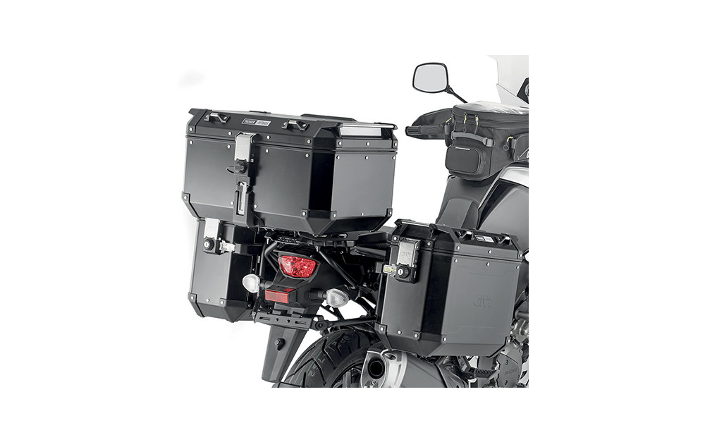 Givi Supports latéraux pour valise PL ONE-FIT pour Trekker Outback Monokey CAM-SIDE configuration pour Suzuki V-STROM 1050 (20 > 21) / V-STROM 1050 XT (20 > 21)