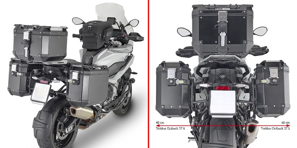 Givi Supports latéraux pour valise PL ONE-FIT pour Trekker Outback Monokey CAM-SIDE configuration pour BMW S 1000 XR (20 > 21)