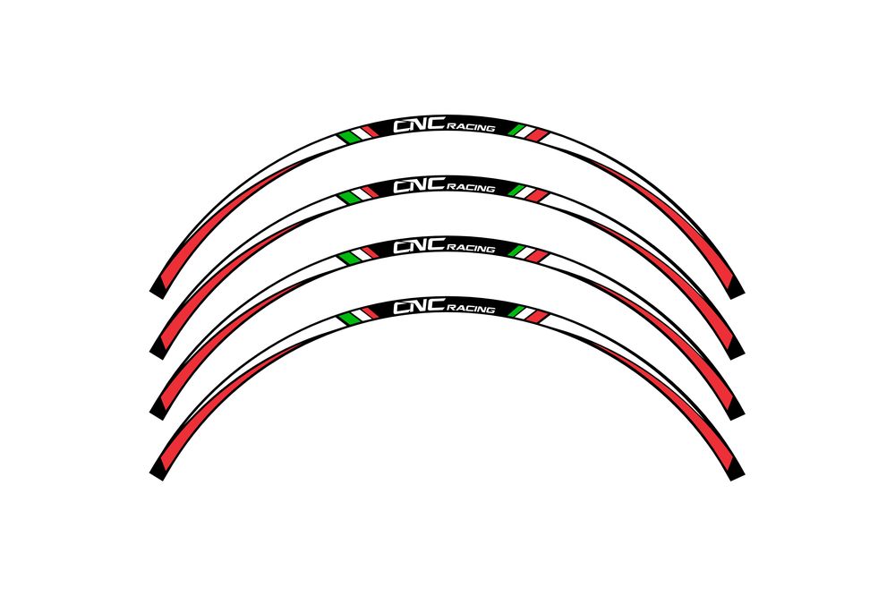 CNC RACING 17 INCH WHEEL STICKERS KIT FOR APRILIA CAPONORD