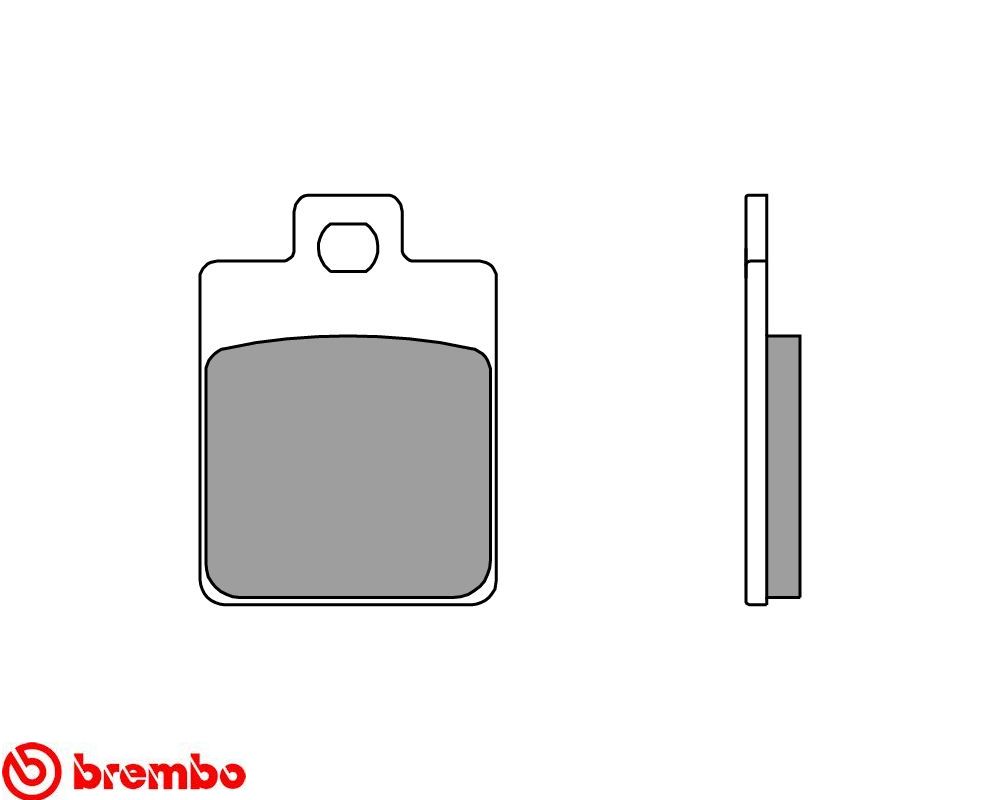 Brembo Sinter brake pads Scooter front/rear Gilera RC FUOCO