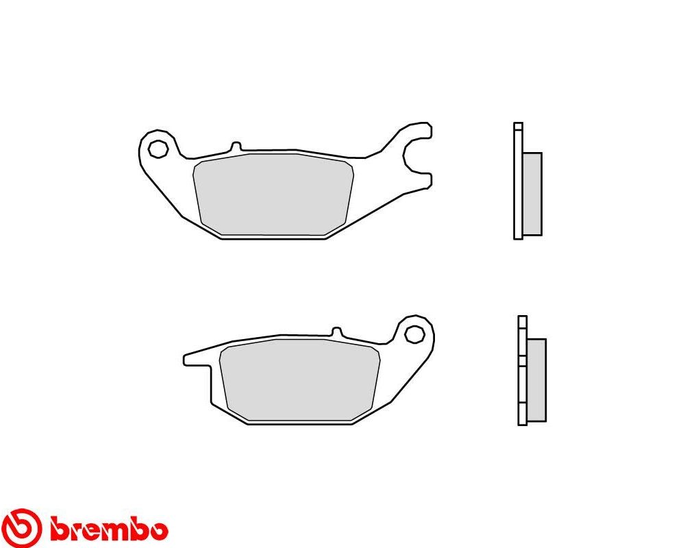 Brembo Brake pads Carbon Ceramic Scooter rear Yamaha Tricity 12