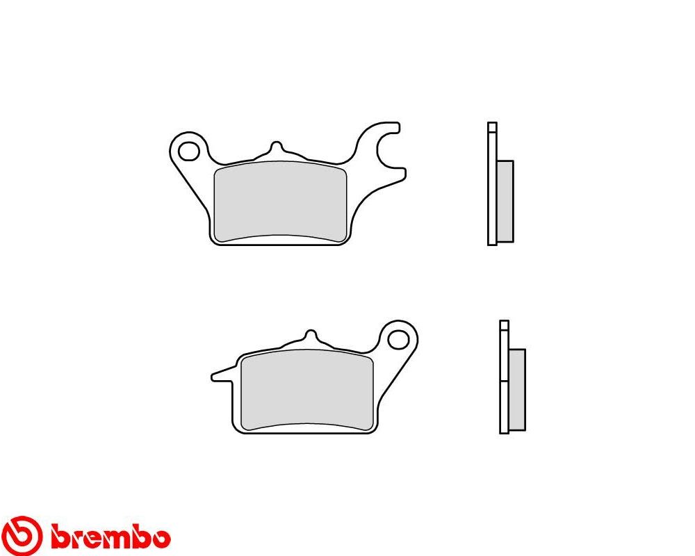 Brembo Brake pads Carbon Ceramic Scooter front left Yamaha Tr