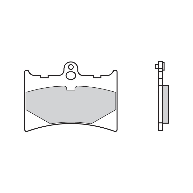 Brembo Pastiglie dei freni Carbon Ceramic anteriori per Alfer MC 125