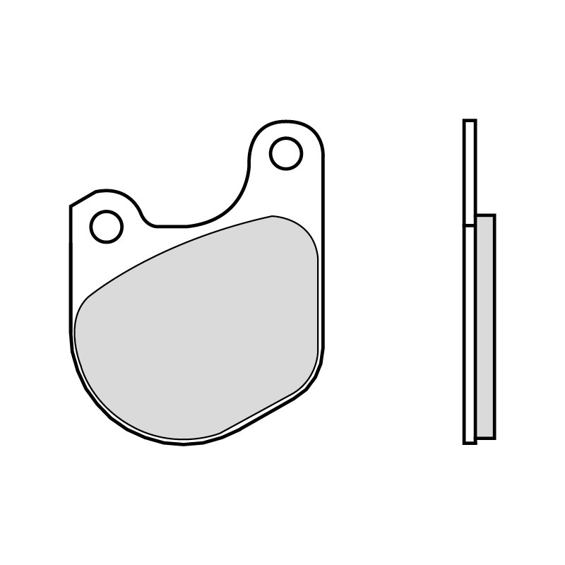 Brembo Brake pads Carbon Ceramic front for Harley Davidson XLH SPORTSTER 883
