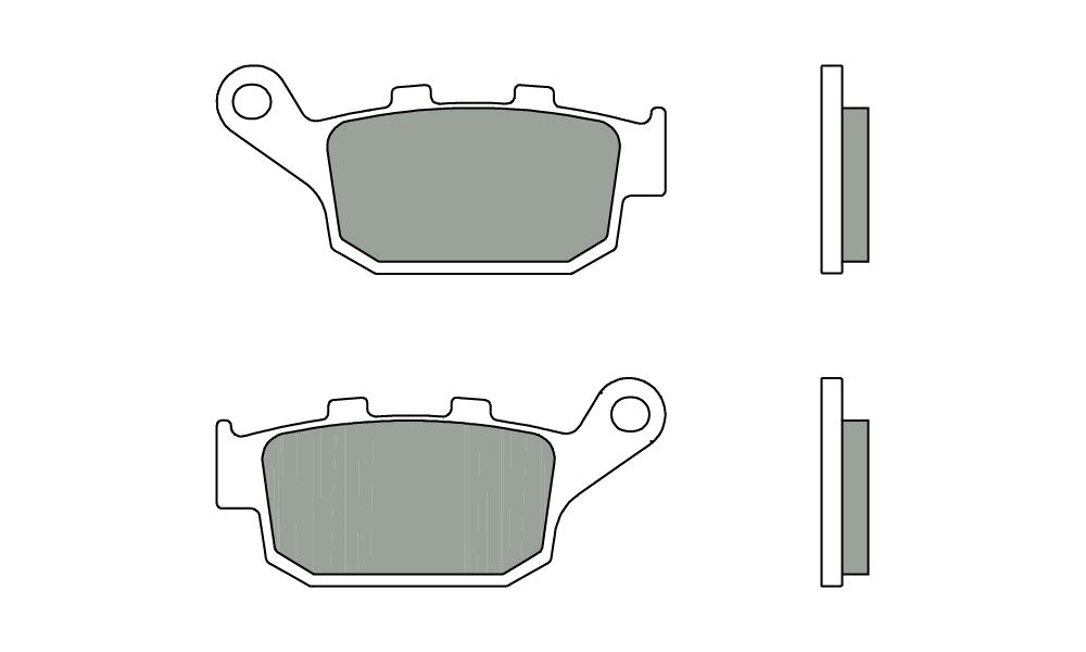 Brembo Brake pads Sinter Rear rear for Honda CBR R 250