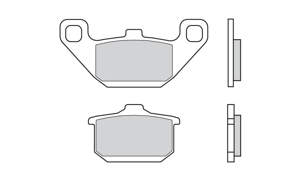 Brembo Brake pads Carbon Ceramic front for Hyosung GA 300