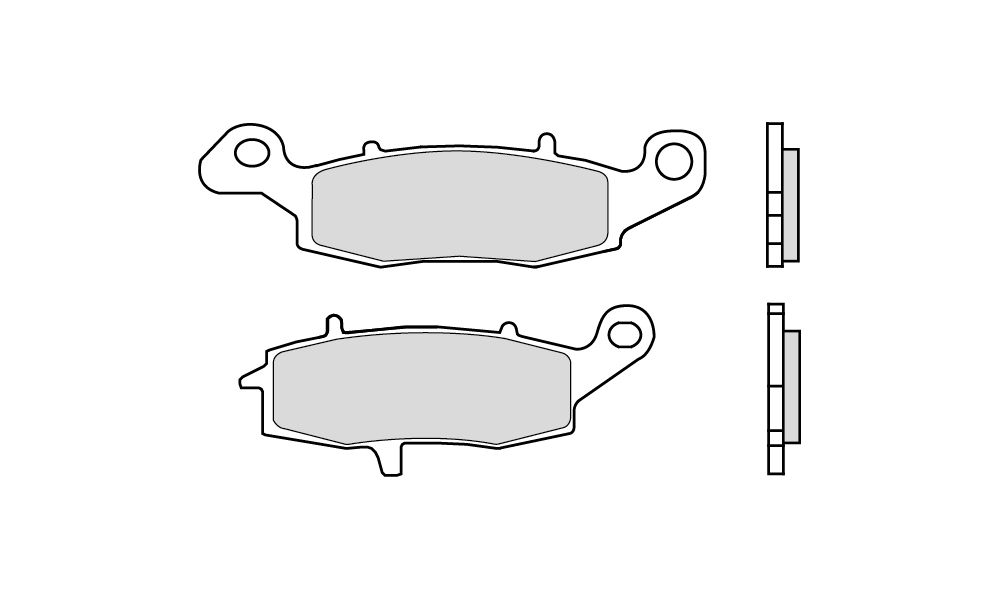 Brembo Pastiglie freno sinterizzate post. Kawasaki ZR 7 750