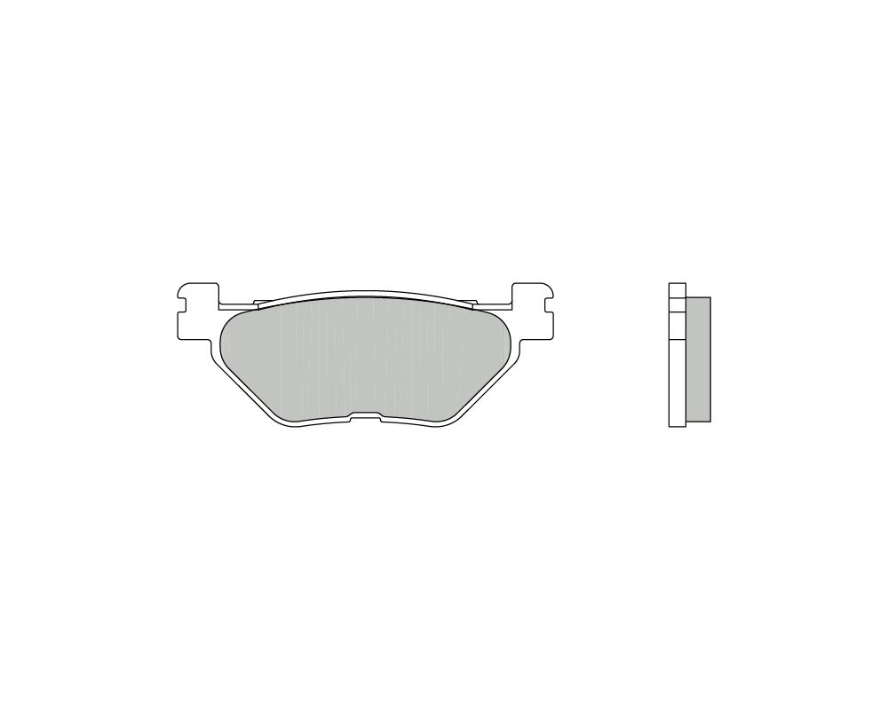 Brembo Sinter brake pads rear Yamaha TDM 900 