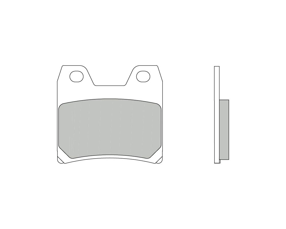 Brembo Brake pads Carbon Ceramic rear Yamaha FZS FAZER 1000 
