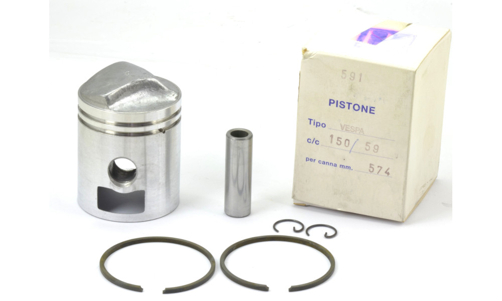 PISTON ASSY VESPA 150cc 1958-1960 Piaggio originale