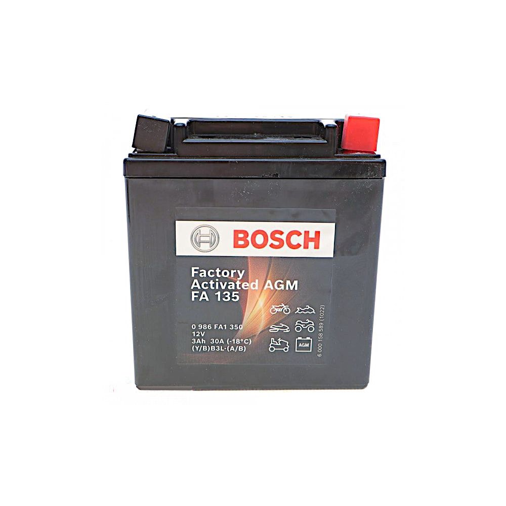 BATTERIA BOSCH PREATTIVATA FA135 12V, 3AH, 30A