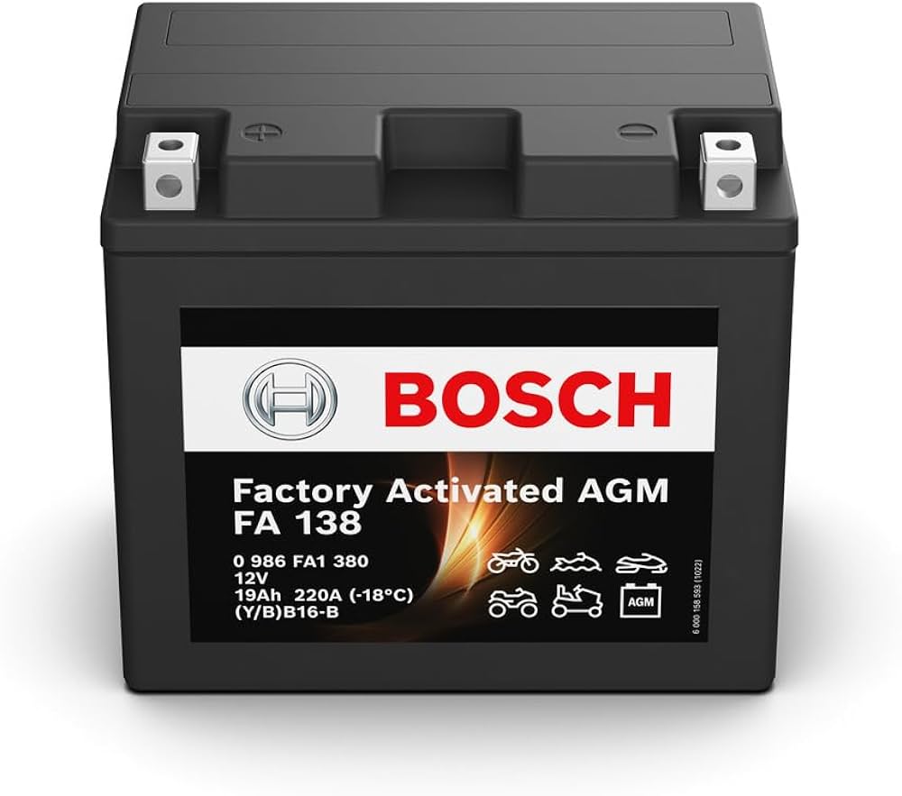 BATTERIA BOSCH PREATTIVATA FA138 12V, 19AH, 220A