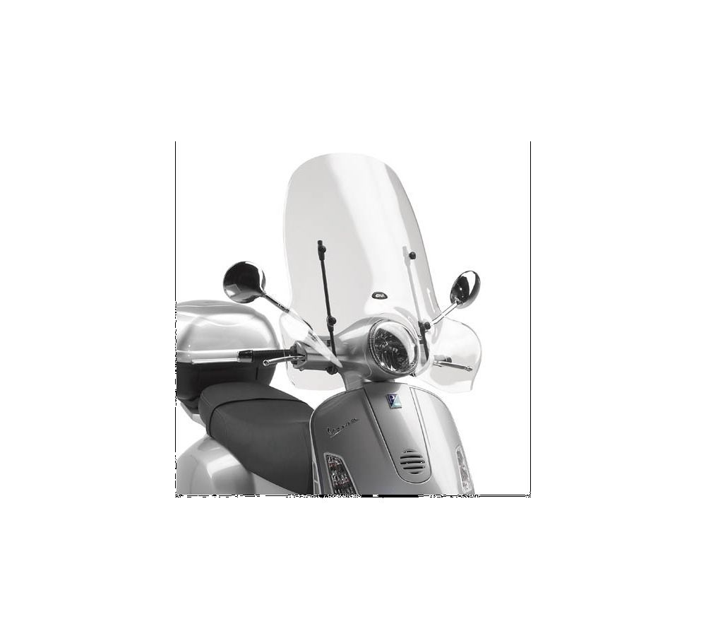Parabrezza trasparente Givi 51,5x69,5 cm per Vespa lx 50/125/150 125/200