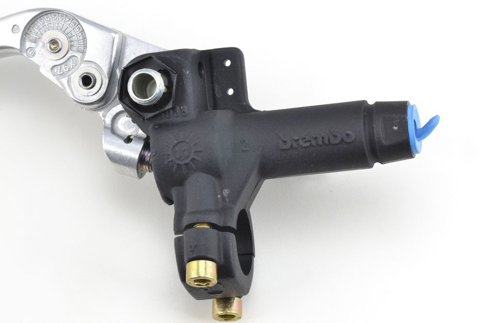 Brembo Pompa freno PS 16 colore nero leva regolabile argentata