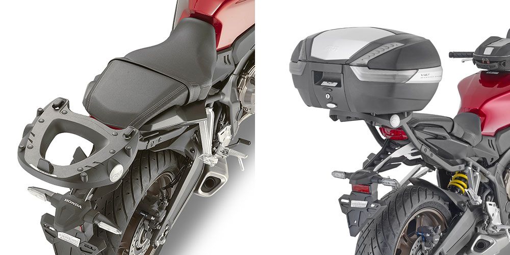 Givi Träger schwarz für Monokey top-case oder Monolock für Honda CB 650 R (21)