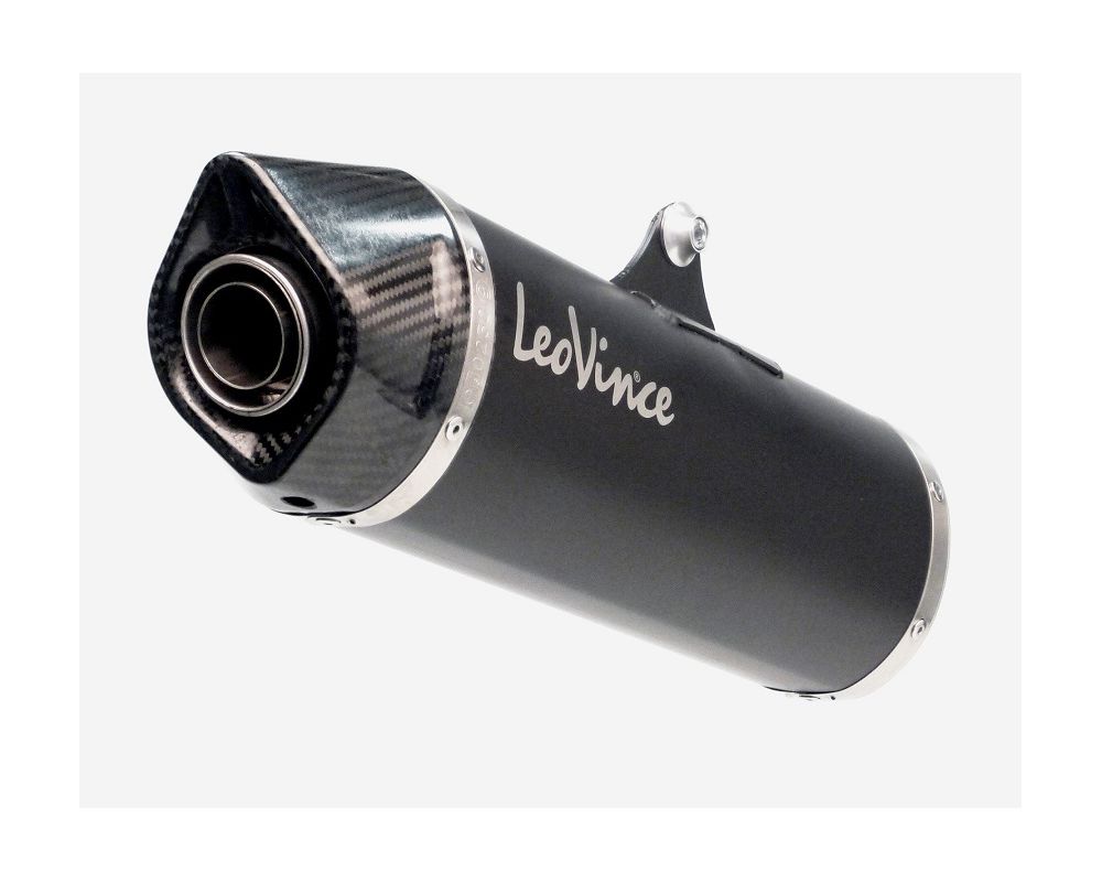 Leovince Slip on SBK black edition omologato per Suzuki GSR 750