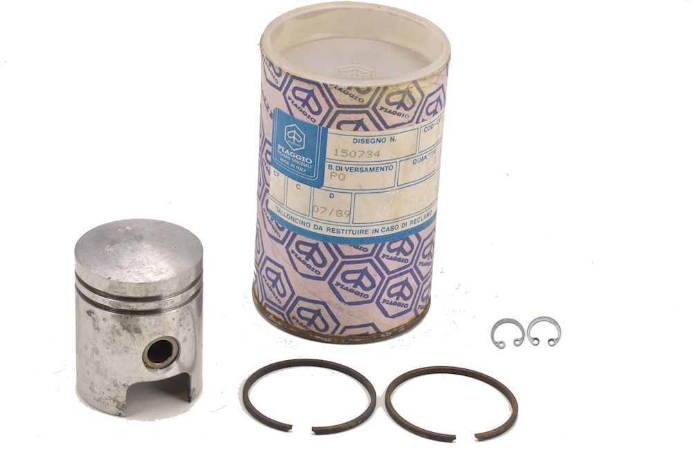 KIT PISTONE TERZA MAGGIORAZIONE VESPA 50/N/L/R/S/SPECIAL/SR/SS/PK50/S- ORIGINALE PIAGGIO