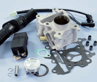 Polini Kit cylindre 70 cc pour Yamaha Aerox 50 iGet 4T 4V EURO 4