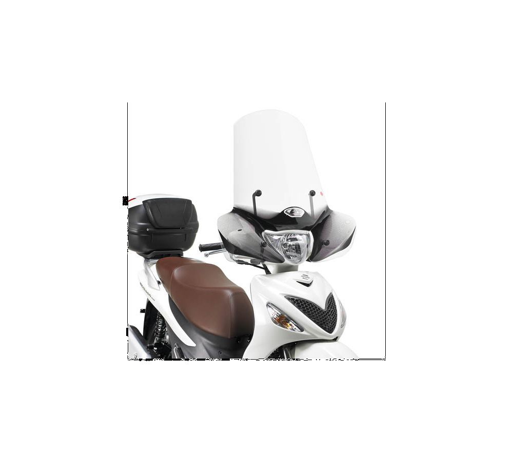 Givi Pare-brise incolore 56,5 x 71,5 cm pour Suzuki Sixteen 125/150