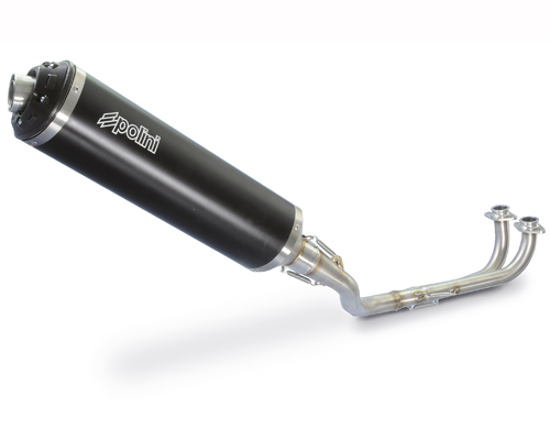 POLINI EXHAUST 4 STROKE ALUMINIUM BLACK APPROVED YAMAHA T-MAX 530