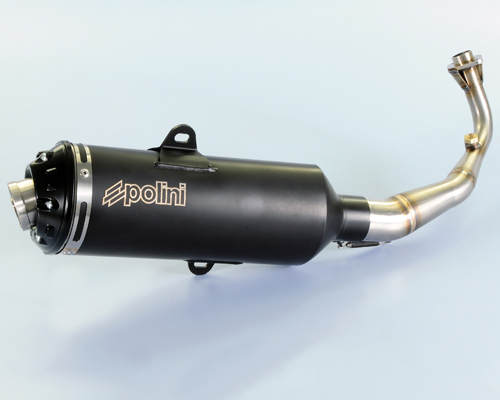 POLINI EXHAUST 4 STROKE STAINLESS STEEL BLACK APPROVED KYMCO DOWNTOWN 300