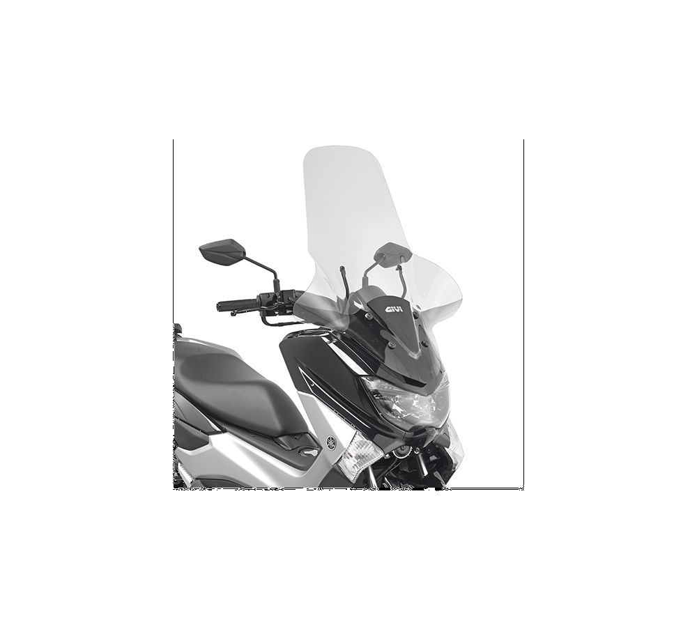 Parabrezza trasparente Givi 81,5 X 64,5 cm per Yamaha N-max 125