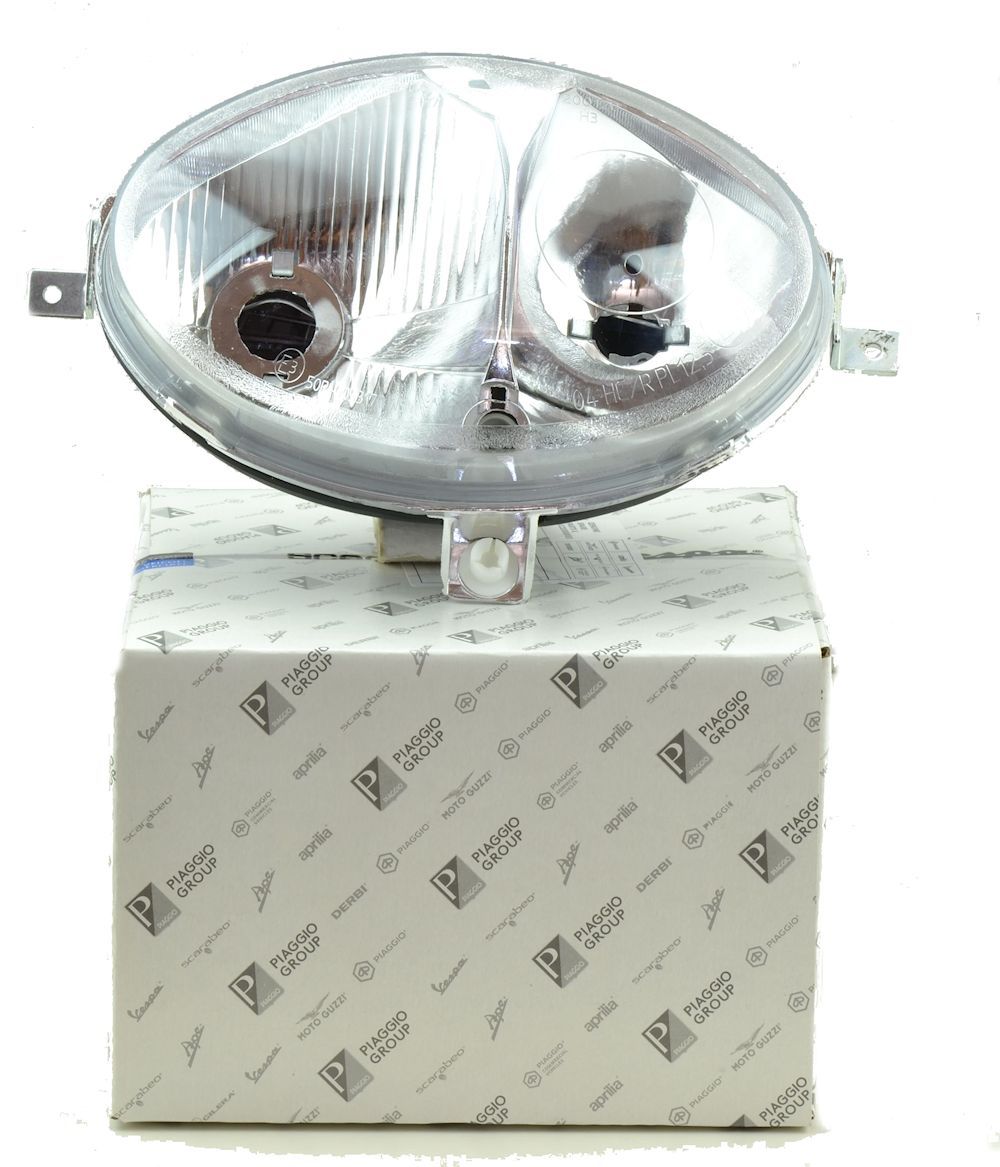Headlamp, halogen Piaggio original