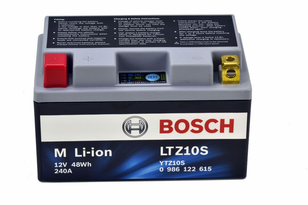 Piaggio Batteria Bosch LTZ10S Li-ion 12V 48Wh 240Ah Aprilia RSV4 1100 