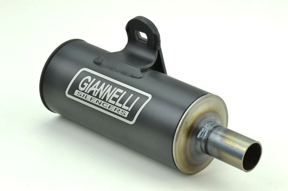 GIANNELLI SILENCIOSO ALUMINIO NEGRO VESPA 125/150 LML STAR 125/150 2T