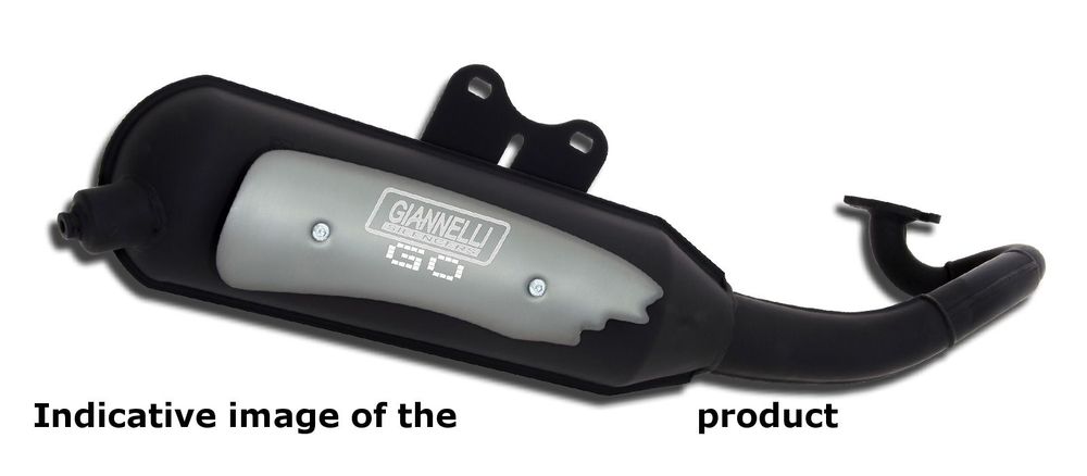Giannelli Black painted steel Exhaust Go Line for Honda SFX 50