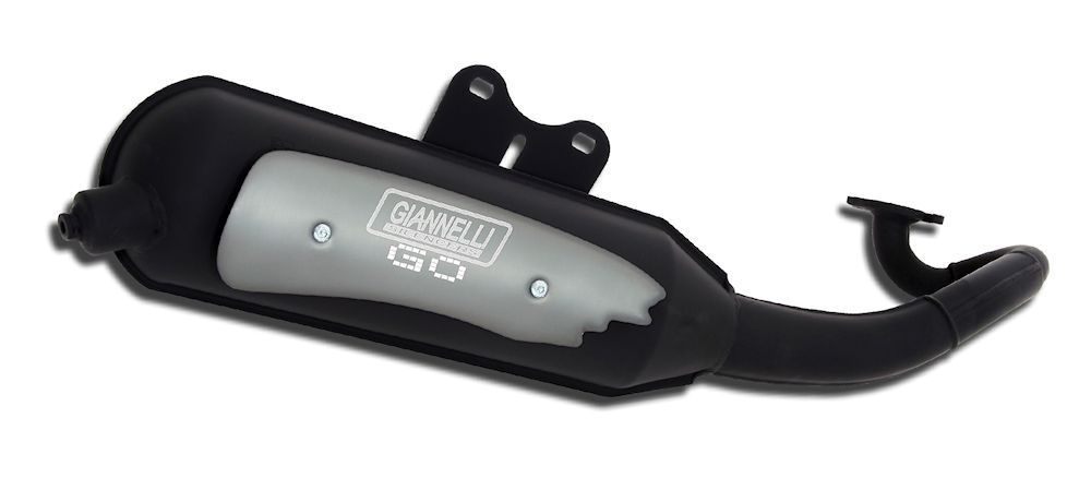 Giannelli exhaust go line black steel Piaggio Typhoon 50