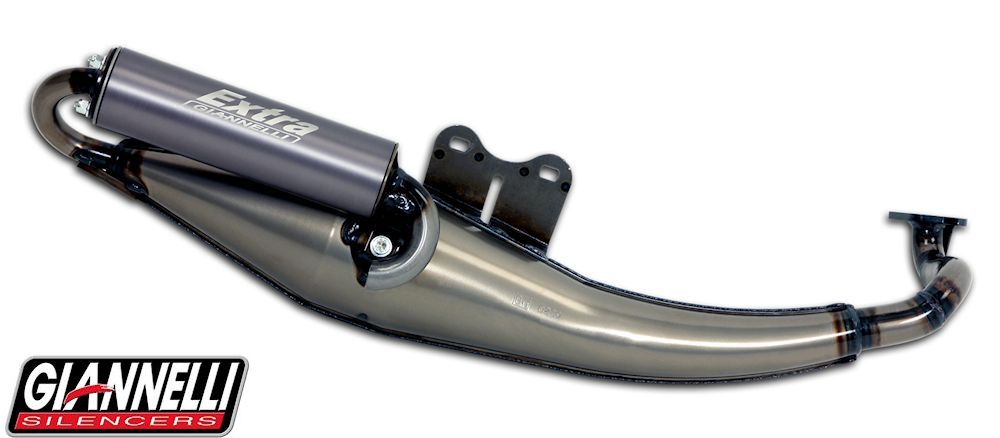 Giannelli Exhaust Extra V2, Street legal for Aprilia SR 50 Ditech