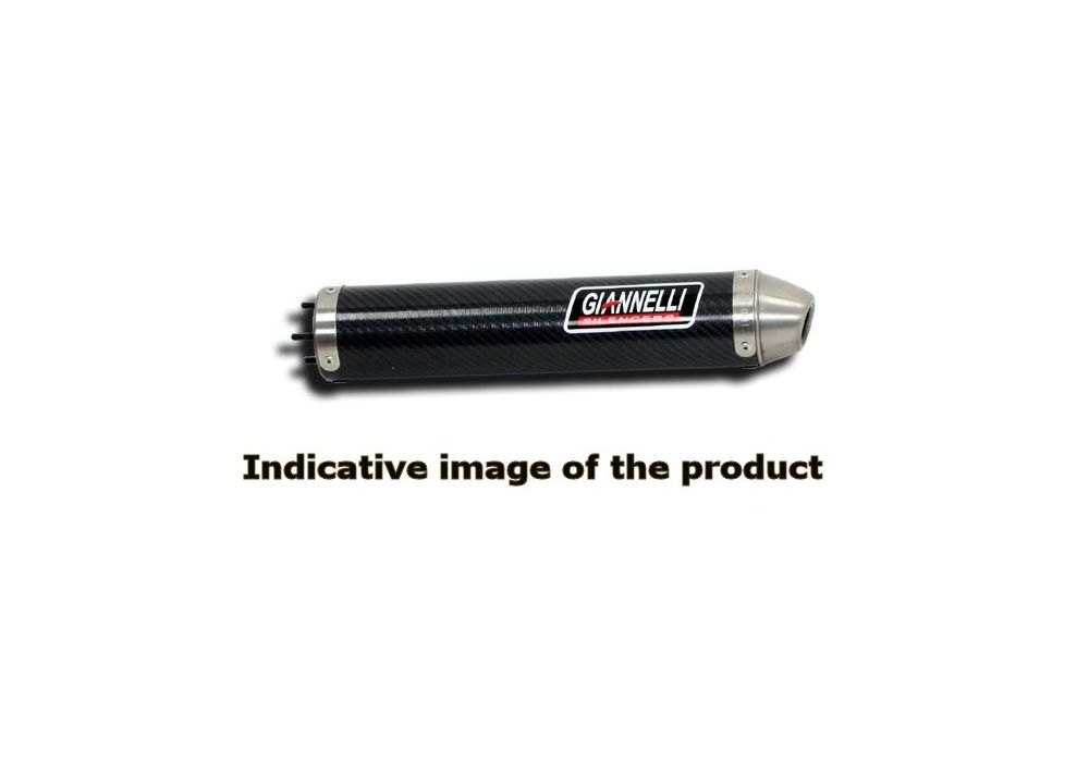 Giannelli Silencer made of carbon Street 2T Line for Aprilia Rs 50