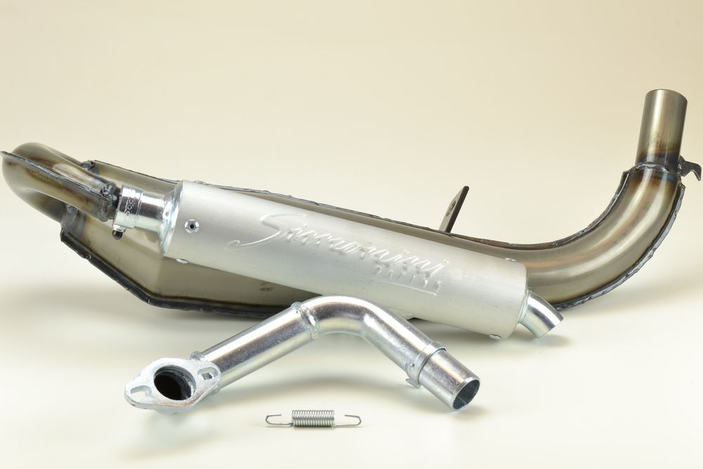 Simonini Marmitta per Piaggio Vespa 50 Special, Silenziatore in alluminio