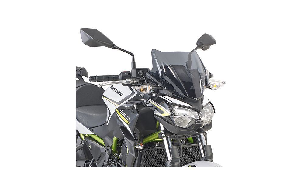 Parabrezza fumé Givi 28 X 36,5 cm per KawasAKi Z 650