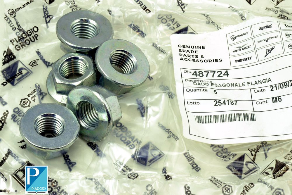 NUT (M12X1,5; H=6,7) PX 200 PIAGGIO