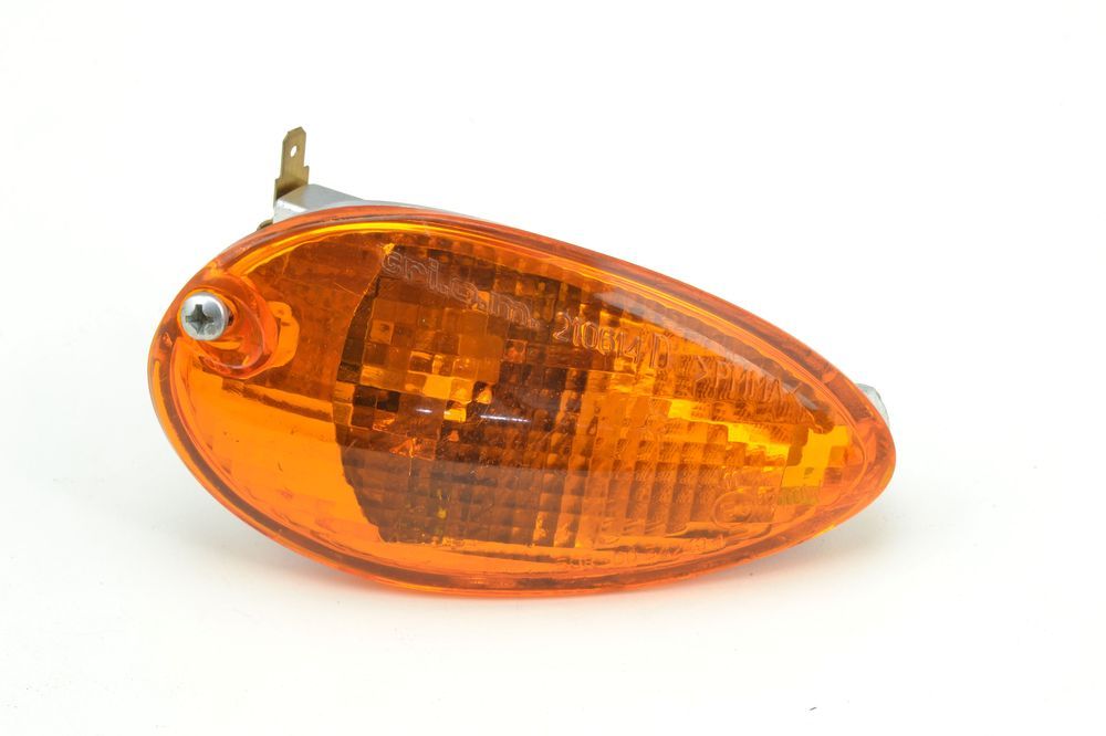 Piaggio clignotant avant droit d’origine, transparent orange, pour Liberty 125, Liberty 125-150 Leader, Liberty 50 2T-4T