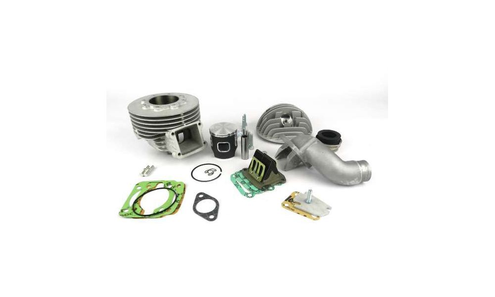 Parmakit Cylinder kit Challenger ECV 130 cc Collecteur dadmission Ø 30 mm pour Vespa PK 50/125