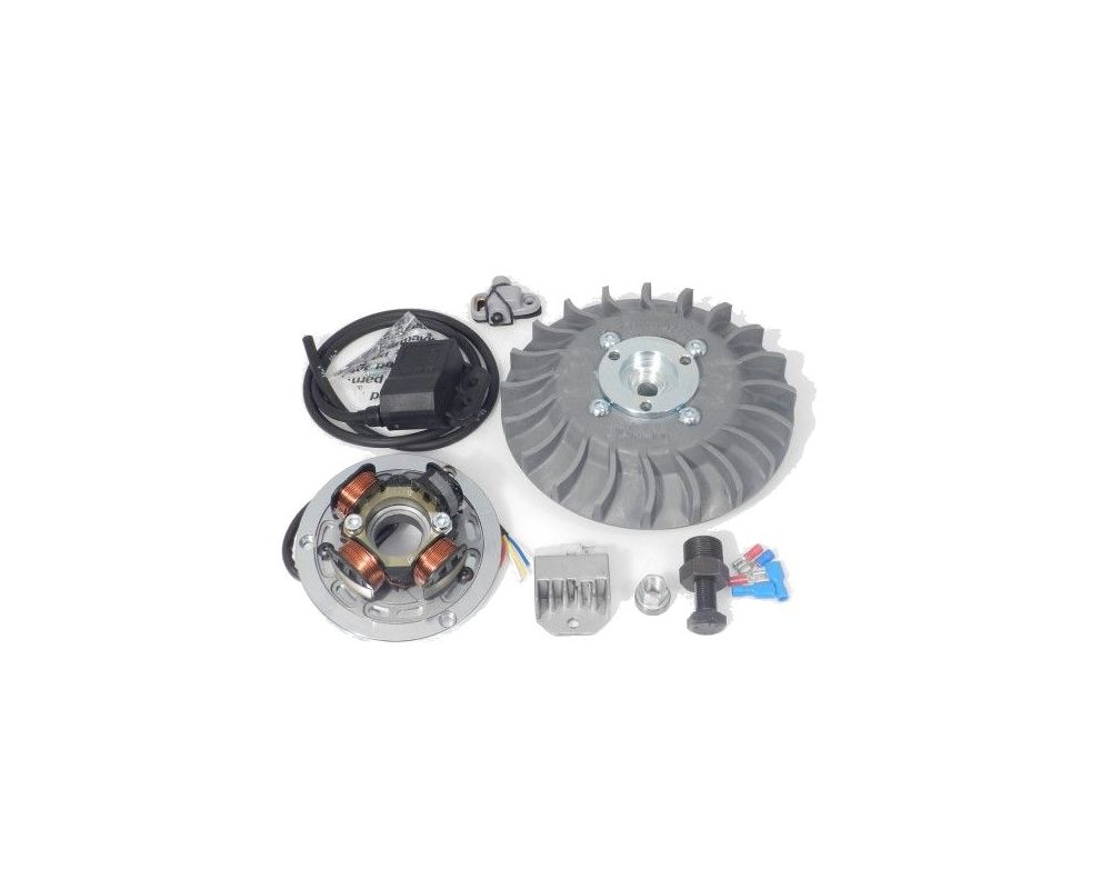 Parmakit Allumage électronique avance variable couleur gris volant integral pour Vespa VBB, VBA