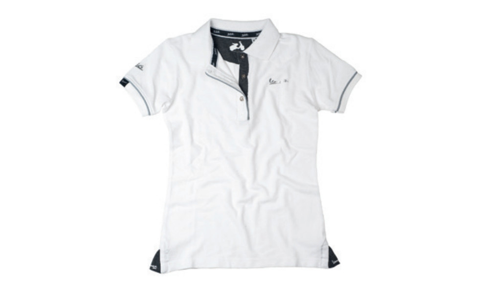 POLO SHIRT VESPA 946 LADIES WHITE L