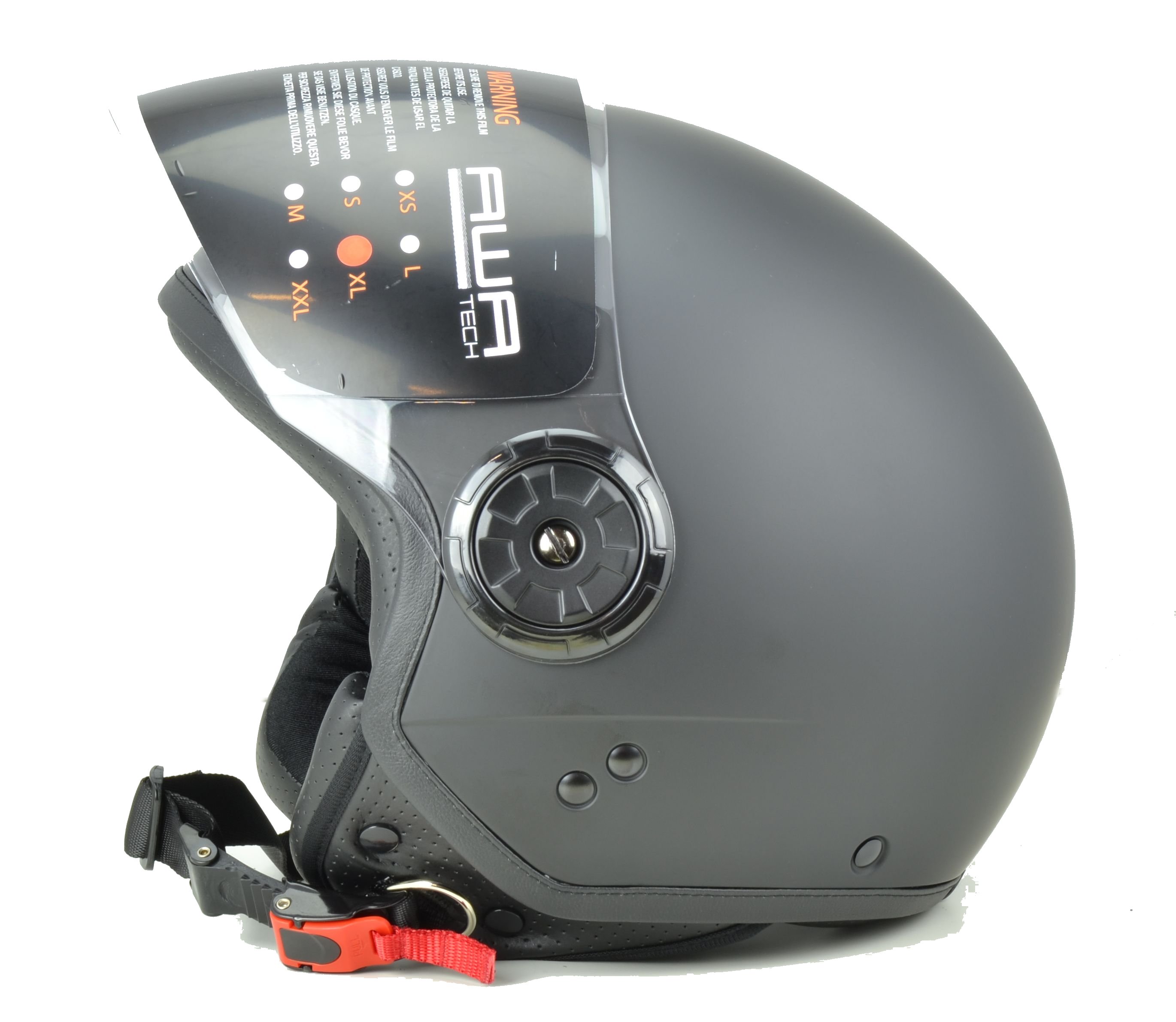 Piaggio Casque jet AWA Basejet noir mat taille M