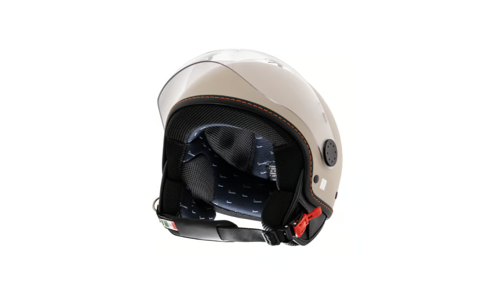 Casco Vespa demi jet beige M