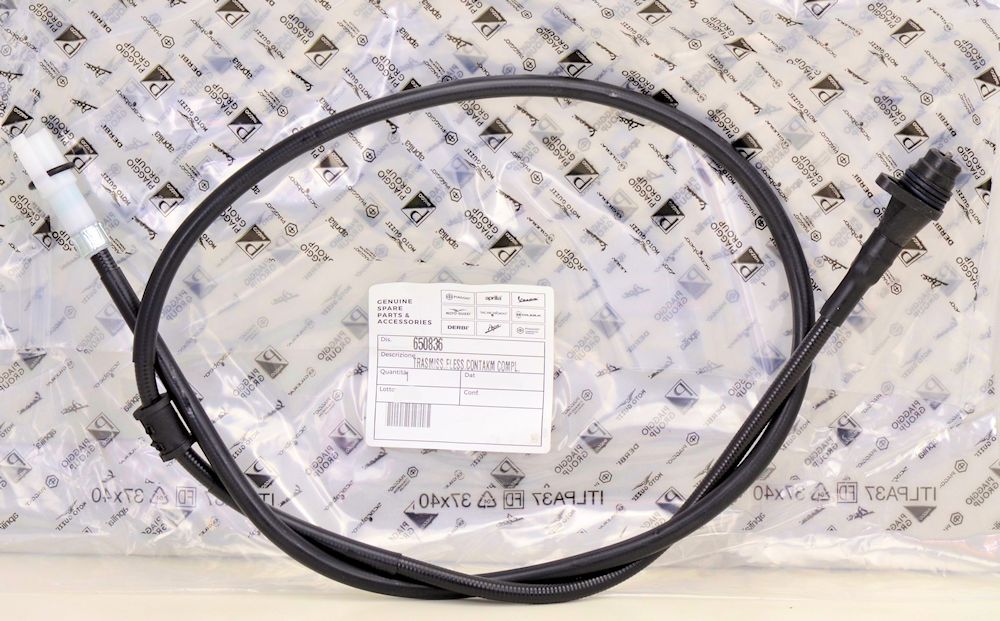 PIAGGIO ORIGINAL SPEEDOMETER CABLE VESPA 50/125/150 S - 650836