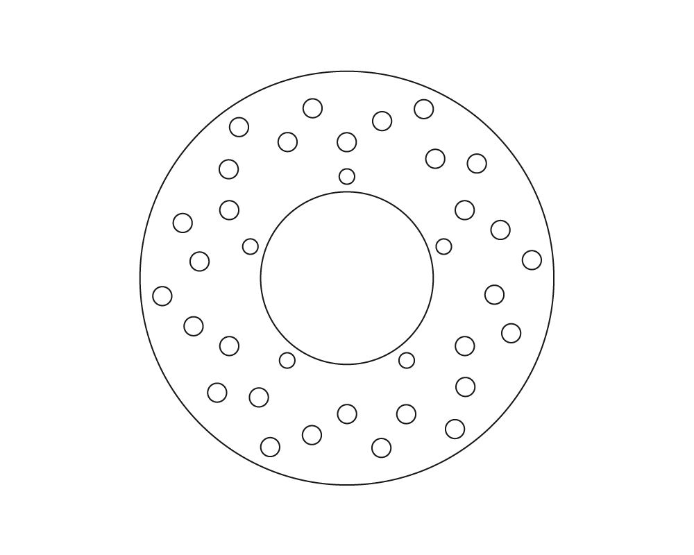 Brembo Disco freno fisso Serie Oro Ø 175 mm Derbi GP1 50 