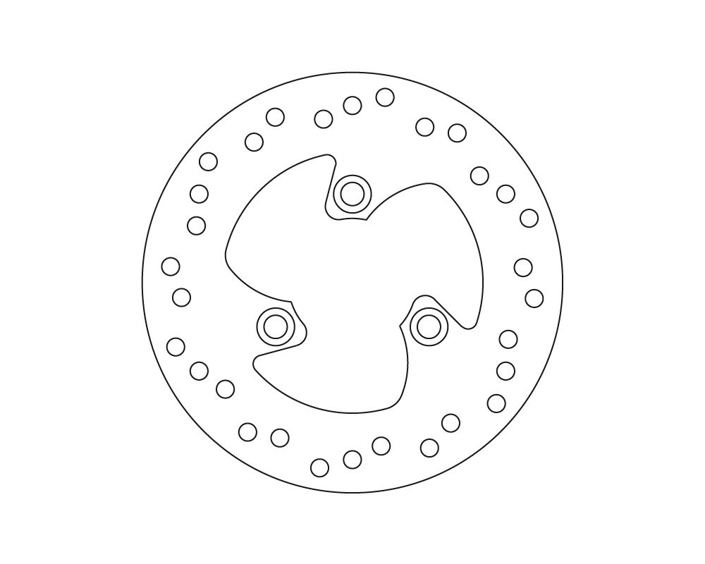 Brembo Disco freno fisso Serie Oro Ø 190 mm Atala AT 18 50 