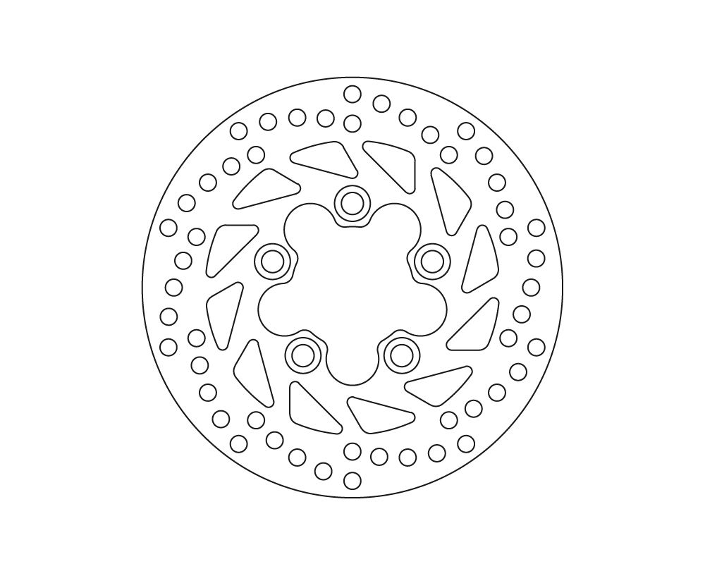 Brembo Disco freno fisso Serie Oro Ø 200 mm Kymco GRAND DINK07 125 
