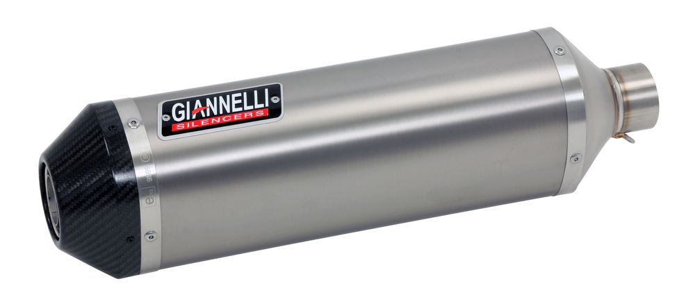 Giannelli kit Ipersport silencer titanium carbon end cap with catalytic collectors approved for KYMCO AK 550 