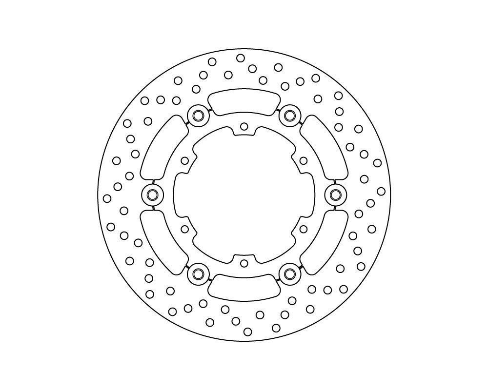 Brembo serie Oro floating brake disc Ø 267 mm KTM ADVENTURE / R 1190 