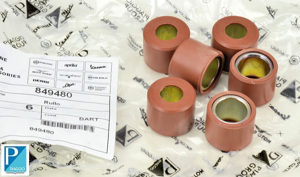 PIAGGIO VARIATOR ROLLS KIT 6 PCS VESPA GTS 300 GTV 300 BEVERLY 300